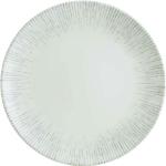 Weiße Runde Speiseteller & Essteller 21 cm aus Porzellan spülmaschinenfest 