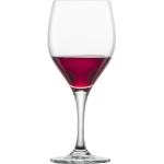 Bordeauxrote Runde Rotweingläser aus Kristall spülmaschinenfest 6-teilig 