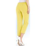 Gelbe 7/8-Hosen aus Polyamid für Damen Größe M 