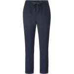 Marineblaue MAC Jeans Stoffhosen aus Polyamid maschinenwaschbar für Damen Größe L 