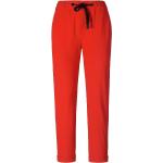 Reduzierte Rote MAC Jeans Stoffhosen aus Polyamid maschinenwaschbar für Damen Größe L 