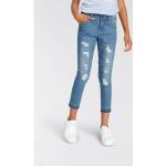 Blaue ARIZONA Skinny Jeans für Kinder aus Denim für Mädchen Größe 170 