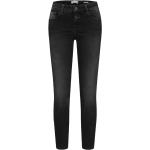 Dunkelgraue CLOSED Baker Slim Fit Jeans mit Reißverschluss aus Baumwolle für Damen 