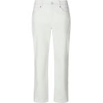 Offwhitefarbene NYDJ Ankle-Jeans aus Baumwolle maschinenwaschbar für Damen Größe L 