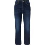 Blaue MYBC Ankle-Jeans aus Denim maschinenwaschbar für Damen Größe L Petite 