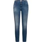 Blaue CLOSED Ankle-Jeans mit Reißverschluss aus Baumwolle für Damen 