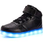 Schwarze LED Schuhe & Blink Schuhe für Kinder Größe 37 
