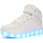 Weiße LED Schuhe & Blink Schuhe für Kinder Größe 39 