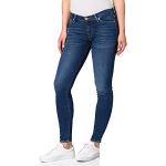 7 For All Mankind Damen The Skinny Mid Blue Jeans,