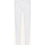 Weiße 7 For All Mankind Josefina Boyfriend-Jeans mit Reißverschluss aus Baumwolle für Damen Größe M 