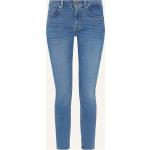 Reduzierte Hellblaue 7 For All Mankind Skinny Jeans mit Reißverschluss aus Denim für Damen Größe XS 
