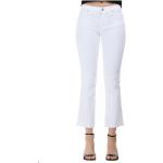 Weiße 7 For All Mankind Bio Slim Fit Jeans aus Baumwolle für Damen 