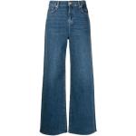 7 For All Mankind, Klassische High-Waist Jeans mit Fransen Blue, Damen, Größe: W27