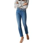 Reduzierte Blaue 7 For All Mankind Skinny Jeans aus Denim für Damen 