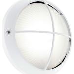 Weiße Eglo Runde LED Wandlampen strukturiert aus Glas GX53 