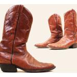 Braune Cowboy-Boots & Cowboystiefeletten aus Leder für Herren Größe 45 