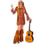 70er Jahre Hippie Girl Melody Damenkostüm - bunt