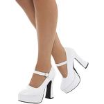 Reduzierte Weiße Smiffys Low Sneaker für Damen Größe 38 mit Absatzhöhe über 9cm 