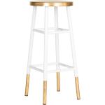 Reduzierte Goldene Runde Barhocker & Barstühle aus Metall Breite 0-50cm, Höhe 0-50cm 