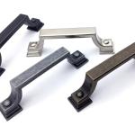 Schwarze Retro Schrankgriffe & Schubladengriffe aus Stahl Breite 0-50cm, Höhe 0-50cm, Tiefe 0-50cm 