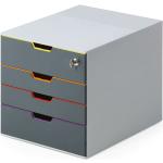 Reduzierte Orange Durable VARICOLOR Schubladenboxen DIN A4 aus Kunststoff abschließbar 