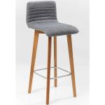 Reduzierte Graue Moderne KARE DESIGN Barhocker & Barstühle aus Massivholz gepolstert Breite 0-50cm, Höhe 0-50cm 