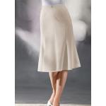 Beige Unifarbene Maxi Taft-Röcke aus Taft für Damen Größe M 
