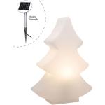 Weiße 8 Seasons Design Shining LED Solarleuchten aus Kunststoff E27 
