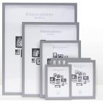 Silberne Minimalistische Nachhaltige Fotowände & Bilderrahmen Sets aus Holz 30x40 8-teilig 