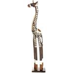 80 cm Ciffre Tierfiguren mit Giraffen-Motiv aus Holz 