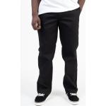 Reduzierte Schwarze Dickies Straight Leg Jeans mit Knopf aus Denim für Herren Weite 30, Länge 32 