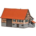 Busch Model Bauernhof Wohnhäuser aus Holz 