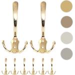 Goldene Mendler Garderobenhaken & Kleiderhaken Breite 0-50cm, Höhe 0-50cm, Tiefe 0-50cm 