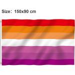 LGBT Lesbian Pride Nationalflaggen & Länderflaggen aus Stoff UV-beständig 
