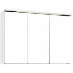 Reduzierte Weiße Moderne Rechteckige Spiegelschränke aus Holz LED beleuchtet Breite 0-50cm, Höhe 50-100cm 