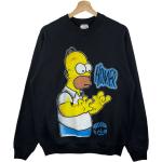 Schwarze Die Simpsons Homer Simpson Herrensweatshirts Größe M 