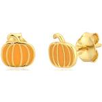 Goldene Elegante Ohrclips mit Halloween-Motiv für Damen 