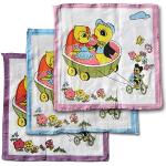 Lila Kinderstofftaschentücher aus Baumwolle für Jungen 4-teilig 
