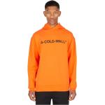 A-Cold-Wall, Essentielles Logo -Druck mit Kapuze -Sweatshirt Orange, Herren, Größe: M