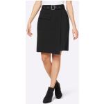 Schwarze Heine Mini Asymmetrische Röcke aus Jersey für Damen Größe XL 