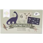 A Little Lovely Company Puzzle Lerne zählen 1-10 Dinosaurier