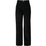 Schwarze Wide Leg Jeans & Relaxed Fit Jeans aus Cord für Damen Größe XXL 
