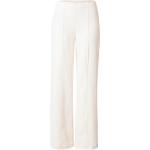 Cremefarbene Unifarbene Leinenhosen mit Reißverschluss aus Leinen für Damen Größe 3 XL 