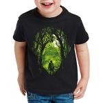 Schwarze The Legend of Zelda Kinder T-Shirts aus Baumwolle für Jungen Größe 128 