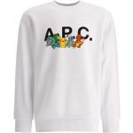 Reduzierte Weiße A.P.C. Pokemon Herrensweatshirts aus Baumwolle Größe M 