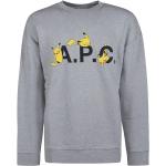 Reduzierte Graue A.P.C. Pokemon Herrensweatshirts aus Baumwolle Größe M 