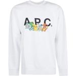 Reduzierte Weiße A.P.C. Pokemon Herrensweatshirts aus Baumwolle Größe XL 