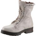 A.S.98 »ENTER« Bikerboots in cooler Used Optik, weiß, offwhite-used