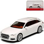 Weiße Audi A6 Modellautos & Spielzeugautos aus Kunststoff 