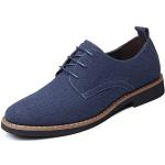 Blaue Business Hochzeitsschuhe & Oxford Schuhe mit Schnürsenkel atmungsaktiv für Herren Größe 48 